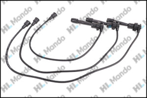 Изображение 2, EWTH00019H Провод высоковольтный HYUNDAI Santa Fe (00-) (3.5) комплект (3шт.) MANDO