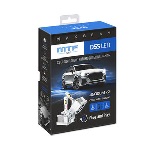 Изображение 7, MBD5S6 Лампа светодиодная 12V D5S 25W PK32d-7 (2шт.) MTF