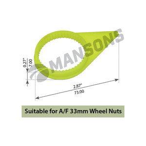 Изображение 1, 120.655 Индикатор затяжки гайки колесной (желтый,  SW33) MANSONS
