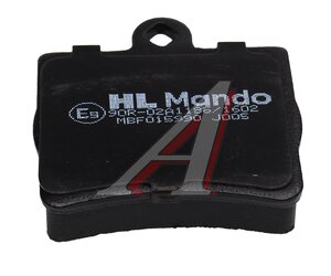 Изображение 4, MBF015990 Колодки тормозные MERCEDES W202 (96-00) задние (4шт.) MANDO