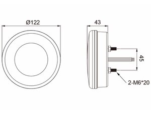 Изображение 4, 370-17-057 Фонарь задний универсальный светодиодный 12/24V MEGAPOWER