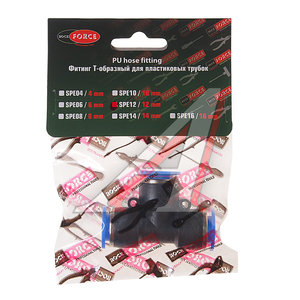 Изображение 2, RF-SPE12 Фитинг для пластиковых трубок Т-образный 12мм ROCKFORCE