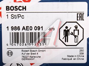 Изображение 4, 1986AE0091 Регулятор CITROEN Berlingo (00-08) напряжения генератора BOSCH