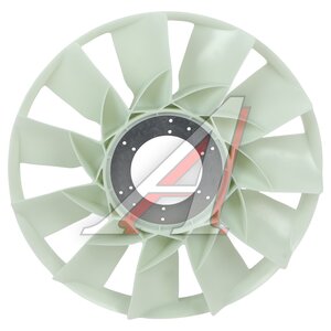 Изображение 2, 1006340508 Крыльчатка SHACMAN SHAANXI дв.WP13.550 вентилятора OE