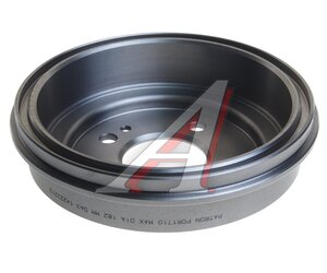 Изображение 1, PDR1710 Барабан тормозной KIA Picanto (04-) задний (без АБС) (1шт.) PATRON