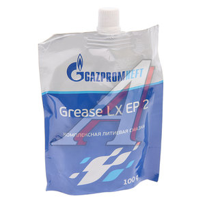 Изображение 1, 2389900431 Смазка литиевая высокотемпературная Grease LX EP-2 100г (синяя) GAZPROMNEFT