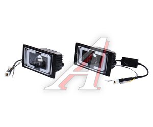 Изображение 1, AL-10W2-1DRL Фара противотуманная ВАЗ-2110 светодиодная 6000К ДХО ближн./дальн. (2шт.) ALEON