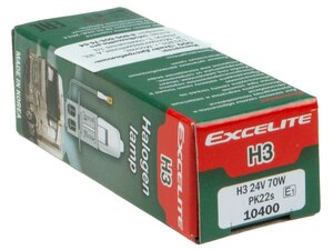 Изображение 3, EX-10400 Лампа 24V H3 70W PK22s Standart EXCELITE