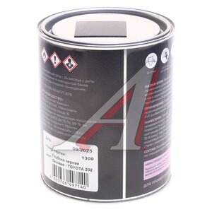 Изображение 2, 10195540 Краска глубоко черная металлик 1л AVE