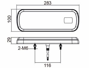 Изображение 7, 370-17-016 Фонарь задний универсальный светодиодный 12/24V с указателем поворота MEGAPOWER