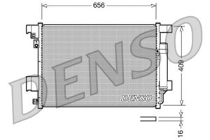 Изображение 2, DCN21001 Радиатор кондиционера MITSUBISHI Lancer (08-), Outlander (06-) DENSO