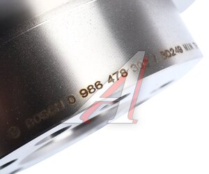 Изображение 5, 0986478305 Диск тормозной RENAULT Espace 3 (98-) задний (1шт.) BOSCH