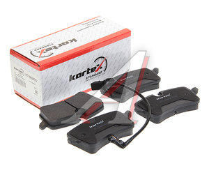 Изображение 1, KT1902STD Колодки тормозные AUDI A6, A7 (11-) задние (4шт.) KORTEX