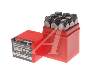 Изображение 1, RF-00910D Клейма цифровые 10мм 9 предметов в футляре ROCKFORCE