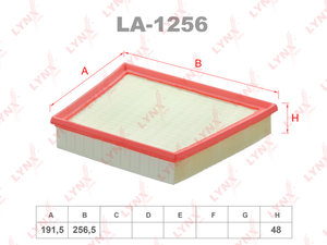 Изображение 1, LA1256 Фильтр воздушный LAND ROVER Range Rover Sport LYNX