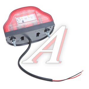 Изображение 2, ПН-01.3717-06 Фонарь освещения знака номерного (6 светодиодов) пластик красный АТК