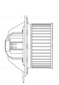 Изображение 9, LFH26173 Мотор отопителя BMW 3 (E90), X3 (F25) (10-) LUZAR