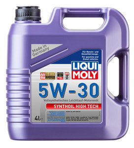 Изображение 2, 9076 Масло моторное SYNTHOIL HIGH TECH 5W30 синт.4л LIQUI MOLY