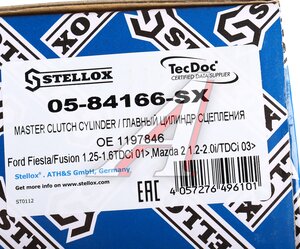 Изображение 6, 05-84166-SX Цилиндр сцепления главный FORD Fiesta (01-08) STELLOX