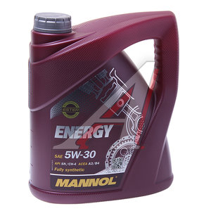 Изображение 1, 7017 Масло моторное ENERGY 5W30 SN/A3/B4 синт.4л 7511 MANNOL