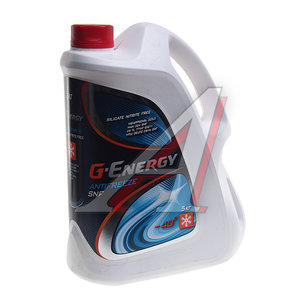 Изображение 1, G-ENERGY Антифриз красный -40C 5л G12 Antifreeze SNF G-ENERGY