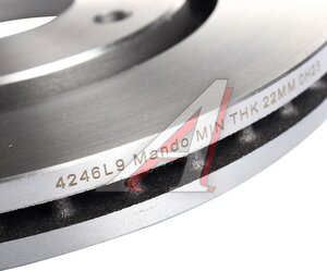 Изображение 5, MBC030102 Диск тормозной PEUGEOT 406 (96-04) передний (1шт.) MANDO