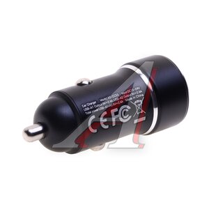 Изображение 2, CC53 Black Устройство зарядное в прикуриватель 2USB 12V черное XO