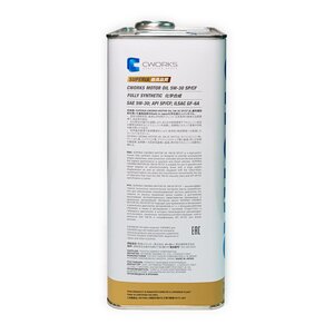 Изображение 2, A13SR1004 Масло моторное CWORKS SUPERIA OIL 5W30 синт. 4л