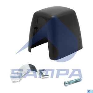 Изображение 1, 206.118 Крышка КАМАЗ-5490 MERCEDES Atego зеркала левого SAMPA
