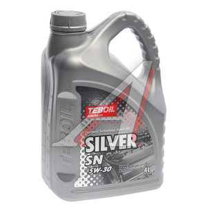 Изображение 1, 3453917 Масло моторное SILVER SN 5W30 синт.4л TEBOIL