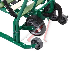 Изображение 5, Т3КУ Санки металлические (с выдвижными колесиками) 3+ ТИМКА