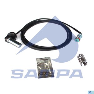 Изображение 2, 091.418 Датчик АБС VOLVO FH, FM угловой SAMPA