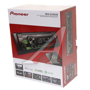 Изображение 4, MVH-S120UIG Магнитола автомобильная 1DIN PIONEER