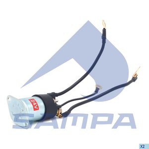Изображение 1, 047.340 Реле втягивающее DAF XF95 стартера SAMPA