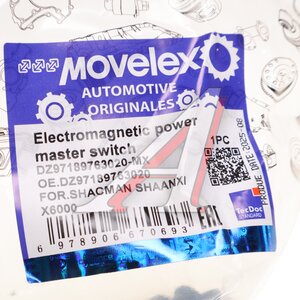 Изображение 5, DZ97189763020-MX Выключатель массы дистанционный SHACMAN SHAANXI X6000 MOVELEX
