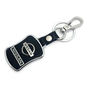 Изображение 1, BMK 002 Брелок "NISSAN" металл,  кожа MASHINOKOM