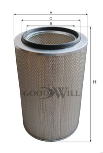 Изображение 3, AG 1003 Элемент фильтрующий TATRA 815 воздушный GOODWILL