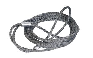 Изображение 1, ТБC28/6ПП Трос буксировочный 28т 6м стальной 18мм (петля-петля) РОМЕК