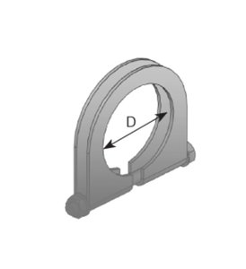Изображение 3, 50926 Хомут глушителя MERCEDES 814 (d=74-77) (цинк) DINEX