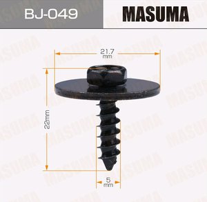 Изображение 1, BJ-049 Саморез 5х22мм набор 10шт. MASUMA