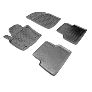 Изображение 1, NPL-Po-95-51 Коврик салона VW Tiguan (11-) полиуретан черный (4 предм.) NORPLAST