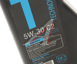 Изображение 2, 81220 Масло моторное TECHNOLOGY 5W30 C2 синт.1л BIZOL