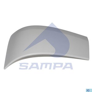 Изображение 2, 18800097 Накладка бампера RENAULT Premium переднего левая (угол) SAMPA