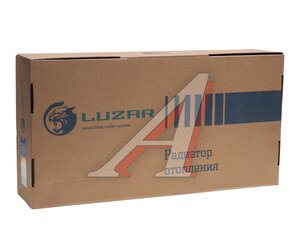 Изображение 4, LRh0357 Радиатор отопителя КАВЗ алюминиевый LUZAR