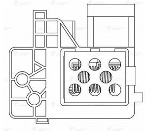 Изображение 7, LFR0978 Резистор RENAULT Duster (15-) вентилятора охлаждения LUZAR