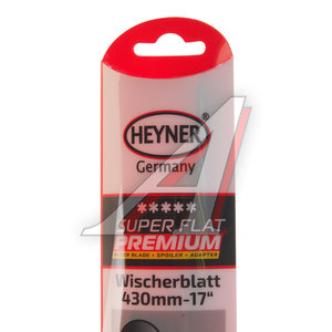 Изображение 4, 277000 Щетка стеклоочистителя 430мм бескаркасная Super Flat Premium HEYNER
