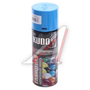 Изображение 1, KU-A5012 Краска голубая глянцевая акриловая 520мл RAL 5012 KUDO