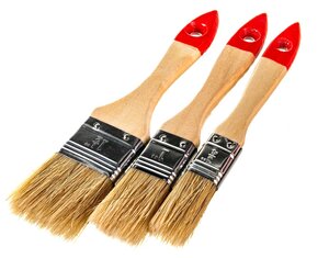 Набор кистей 3шт. (плоские) КУРС, ,
                                                          фото 1 Изображение 1, 00914 Набор кистей 3шт. (плоские) КУРС