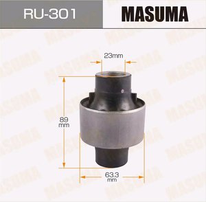 Изображение 2, RU-301 Сайлентблок MAZDA MPV (99-06) рычага переднего задний MASUMA