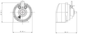 Изображение 2, 65HO12.100.02K Сигнал звуковой 12V 400/500Hz 118дБ комплект 2шт. SEGER